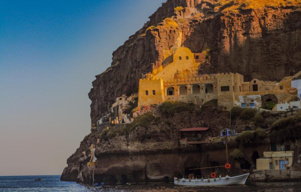 Santorini Greece Island Mediterranean Sea Santorini Greece Island Mediterranean Sea