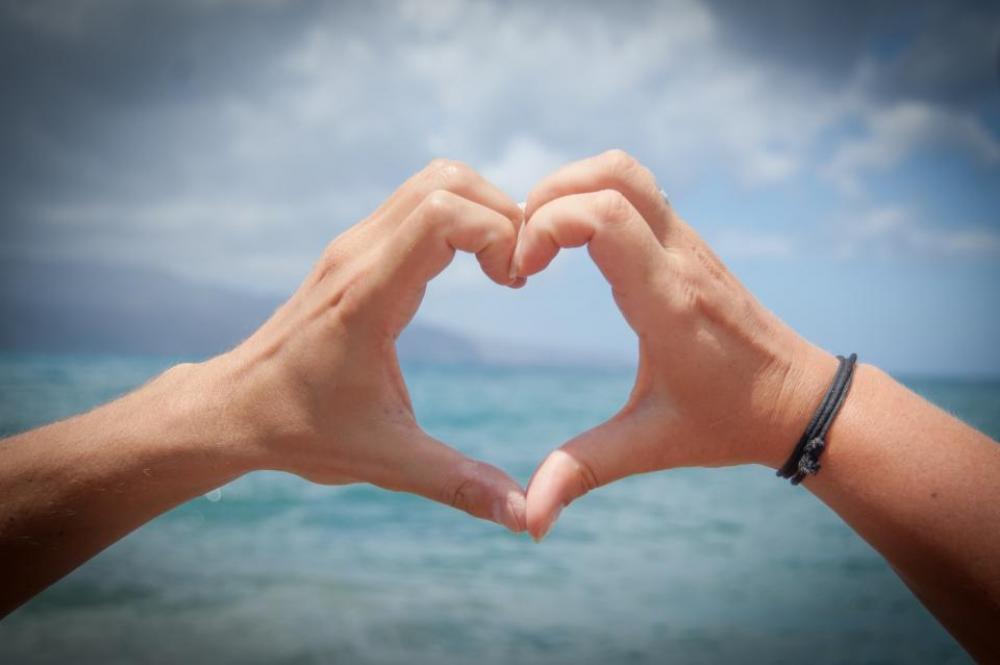 heart hands love romance ocean heart hands love romance ocean
