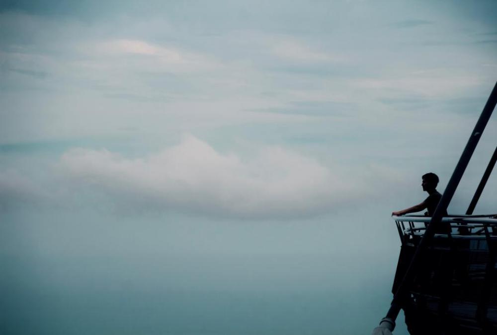 clouds sky people sitting silhouette clouds sky people sitting silhouette