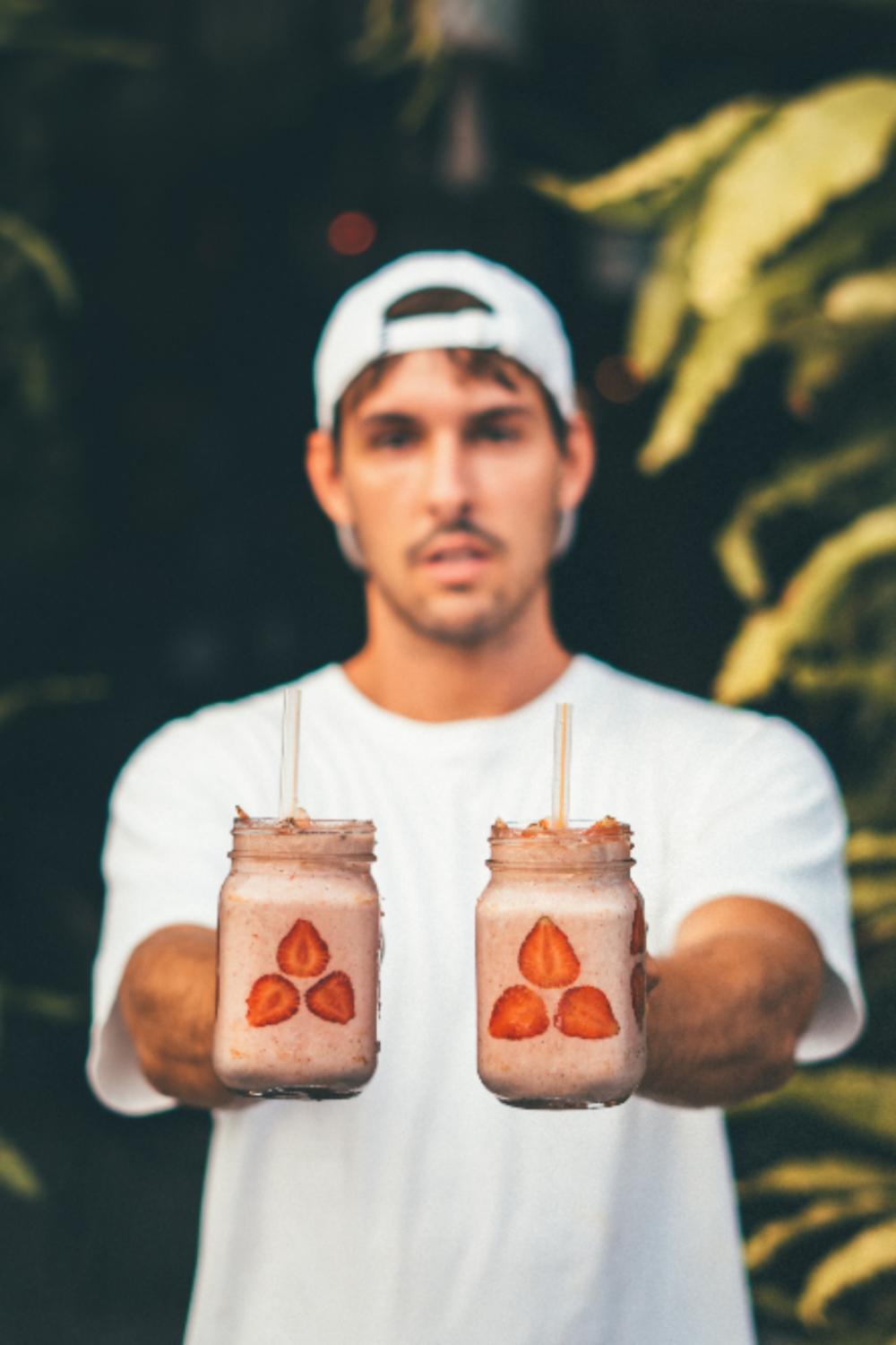 man offer cocktails drink cap man offer cocktails drink cap