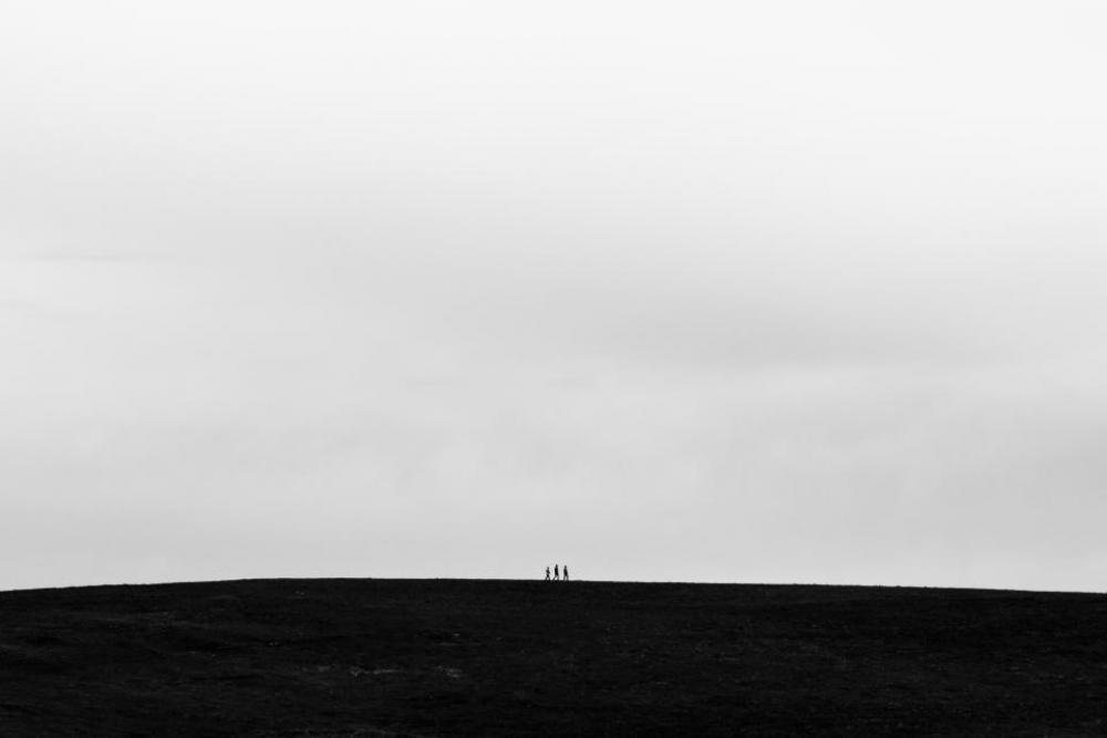 landscape mountain highland black and white clouds landscape mountain highland black and white clouds