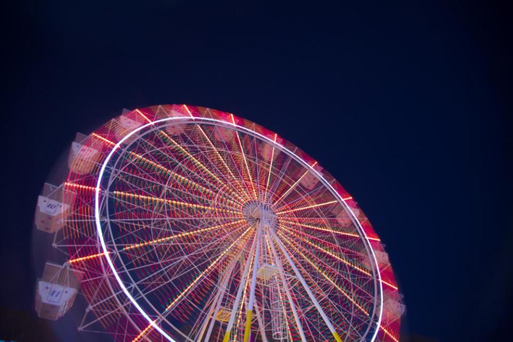dark sky night fair amusement dark sky night fair amusement