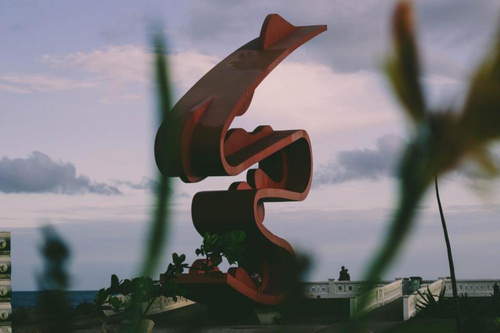 art sculpture red sky clouds art sculpture red sky clouds