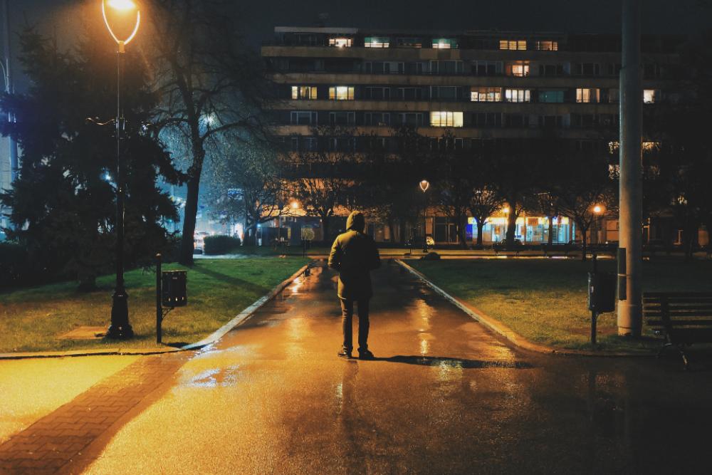 person outdoor night park dark person outdoor night park dark