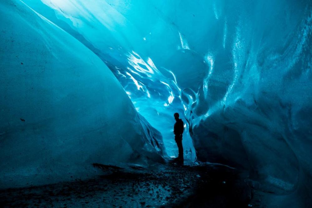 ice dark blue people man ice dark blue people man