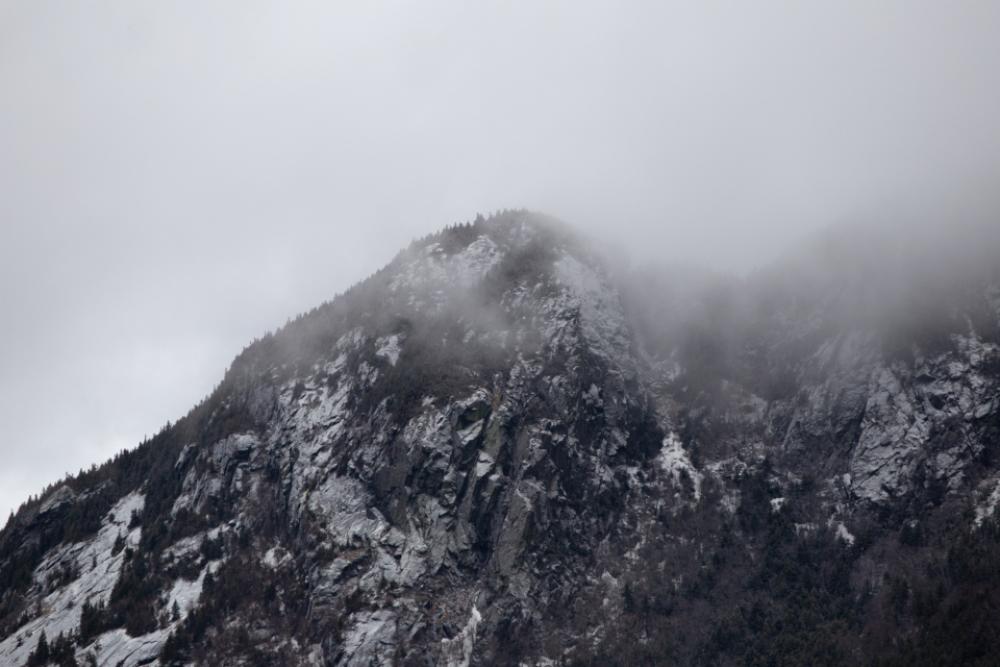 mountain cliff fog nature outdoors mountain cliff fog nature outdoors