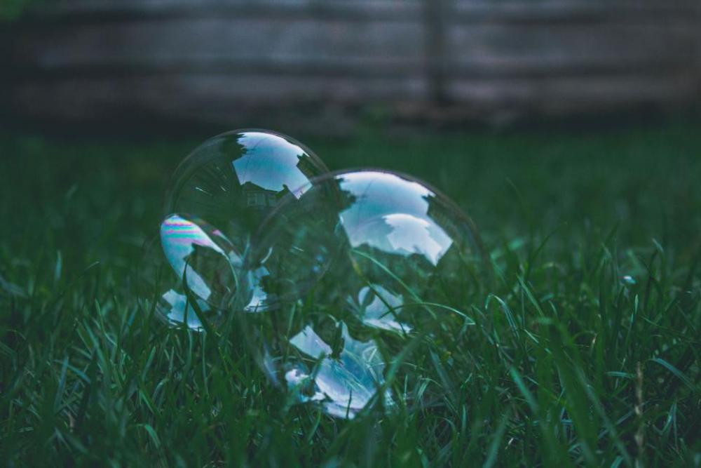 bubbles green grass lawn bubbles green grass lawn