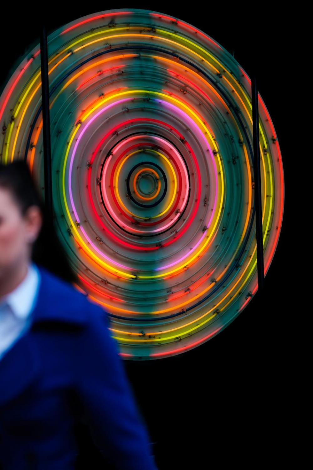 circle round colorful light blur circle round colorful light blur