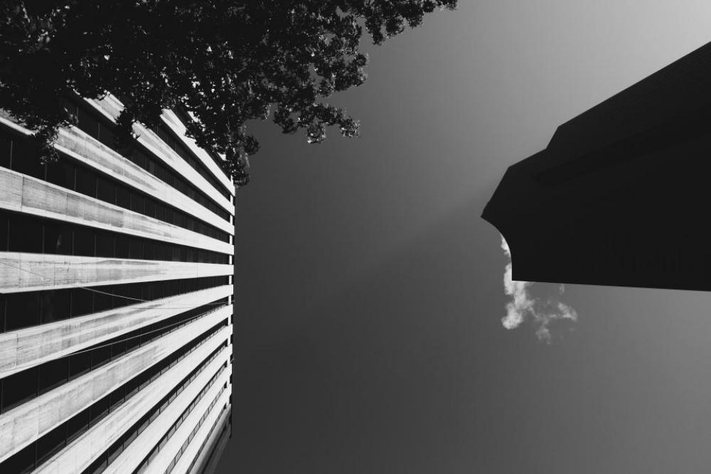 black and white building structure architecture sky black and white building structure architecture sky