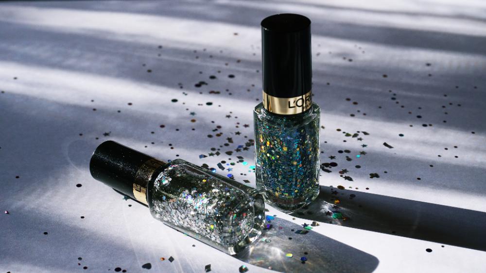 nail polish cosmetics close up feminine glitter nail polish cosmetics close up feminine glitter