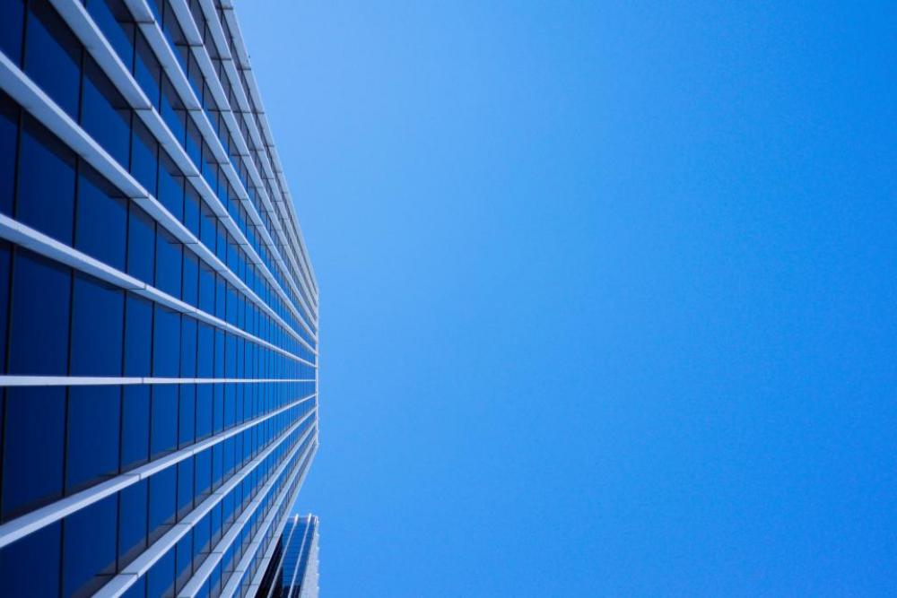 blue sky sunshine building corporate blue sky sunshine building corporate