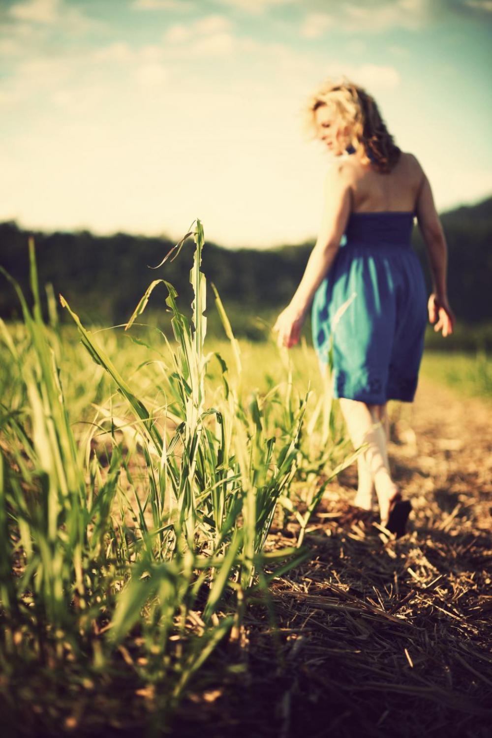 girl woman field grass nature girl woman field grass nature