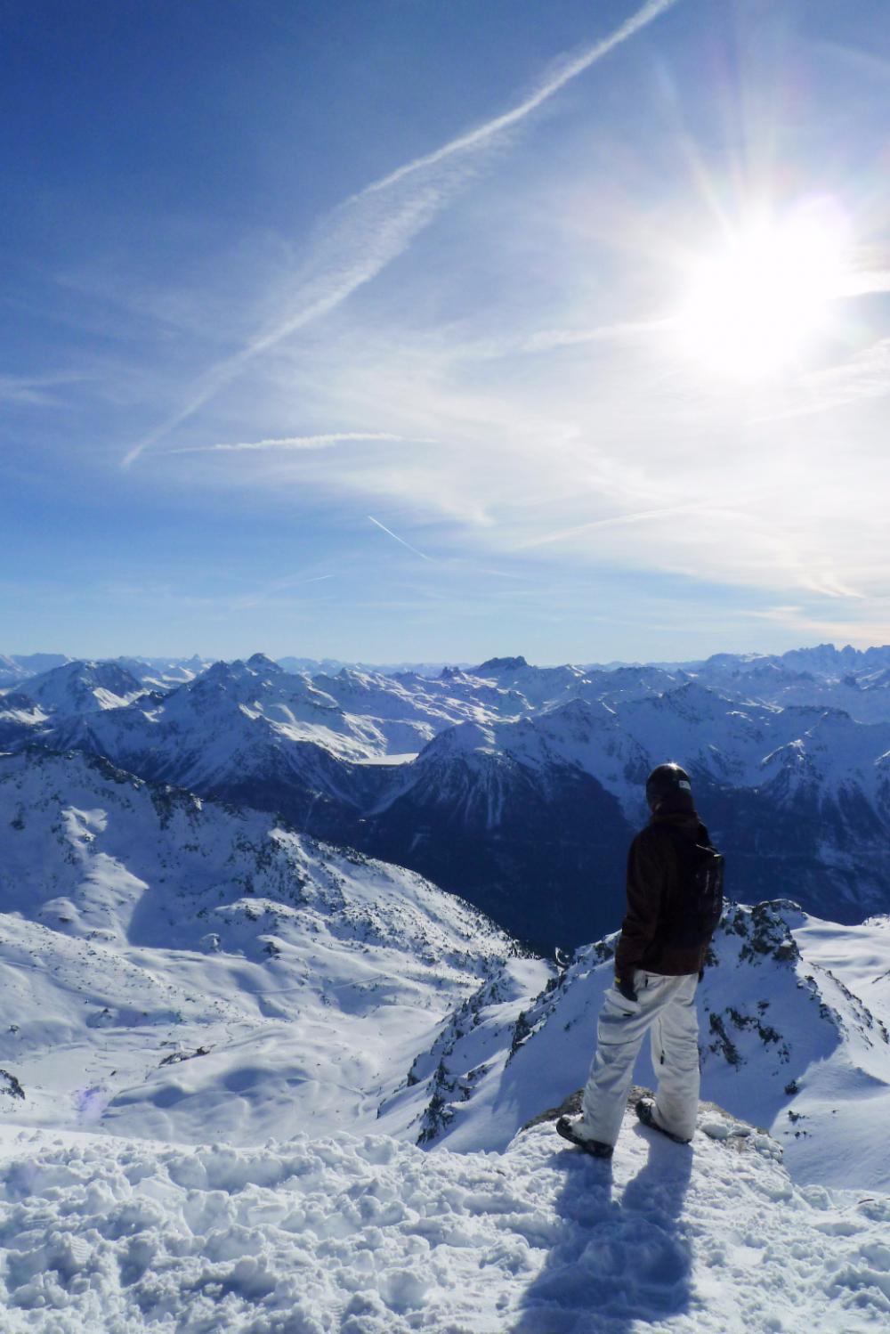 ski snowboard mountains alps view ski snowboard mountains alps view