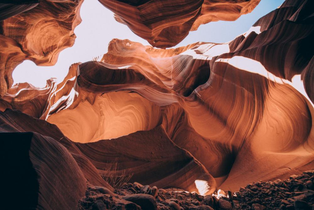 canyon sandstone cave sky red canyon sandstone cave sky red