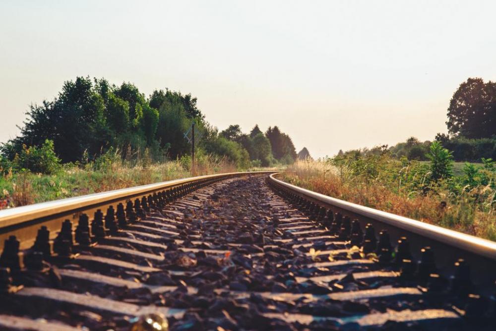 train tracks railroad railway transportation rocks train tracks railroad railway transportation rocks