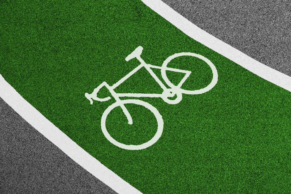 cycle lane green pictogram icon cycle lane green pictogram icon