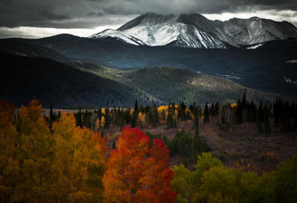 dark sky clouds mountain valley dark sky clouds mountain valley