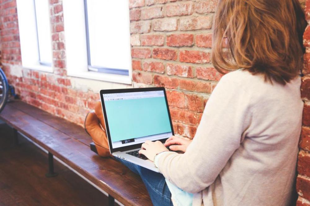 typing working business office girl typing working business office girl