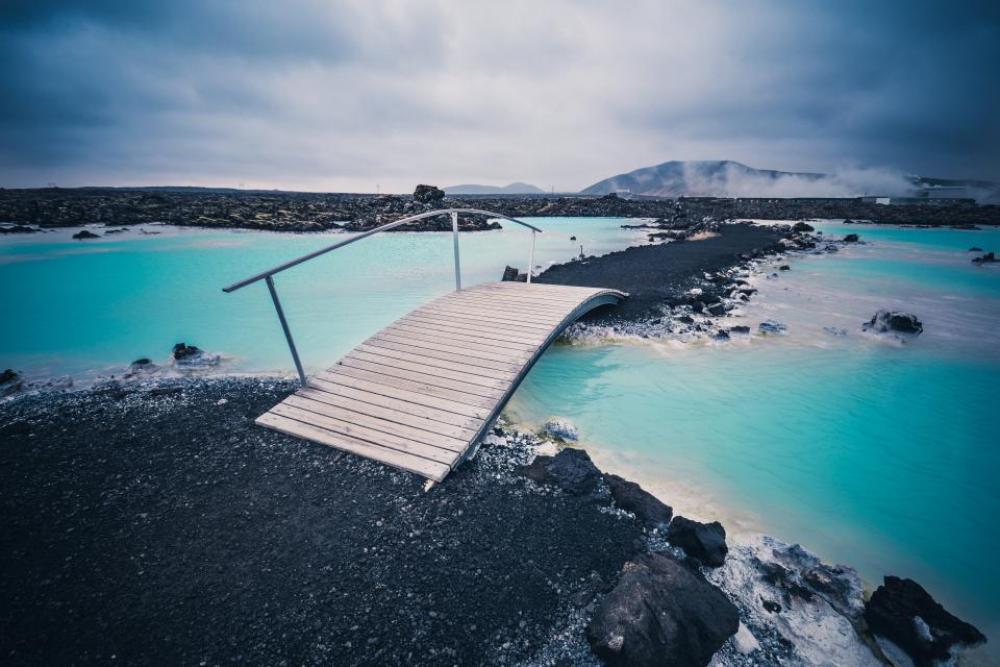 bridge water beach island landscape bridge water beach island landscape