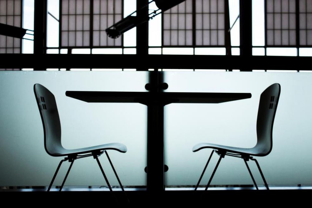 photograph table chairs building window photograph table chairs building window