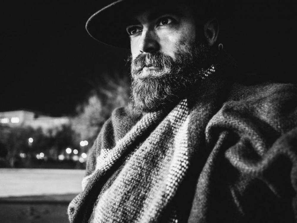 black and white monochrome people man beard black and white monochrome people man beard