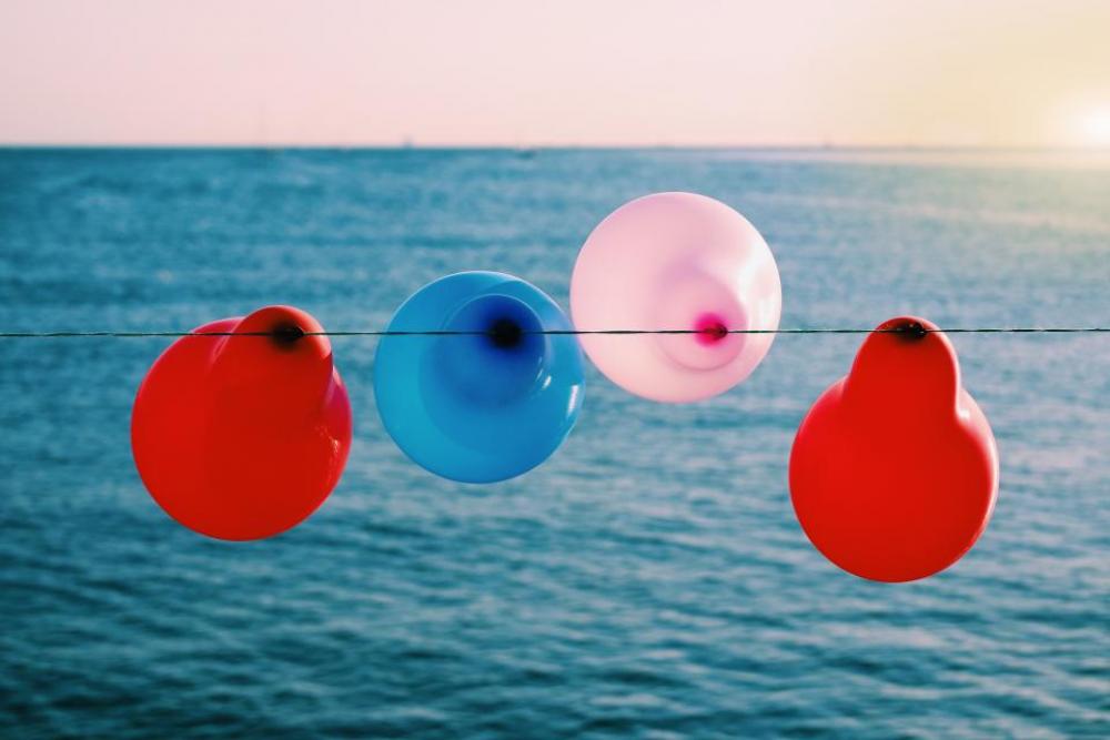 balloon colorful red blue pink balloon colorful red blue pink