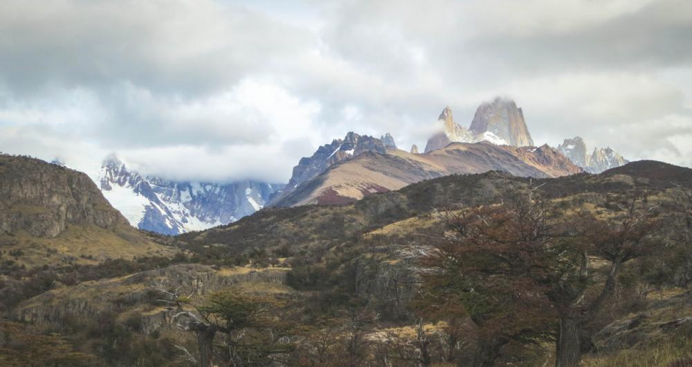 Fitz Roy from afar, El Chalten, Argentina. Fitz Roy from afar, El Chalten, Argentina.