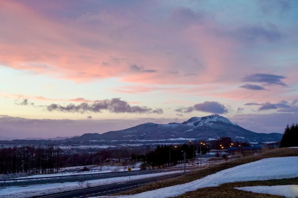Sunset in Hokkaido, Japan Sunset in Hokkaido, Japan
