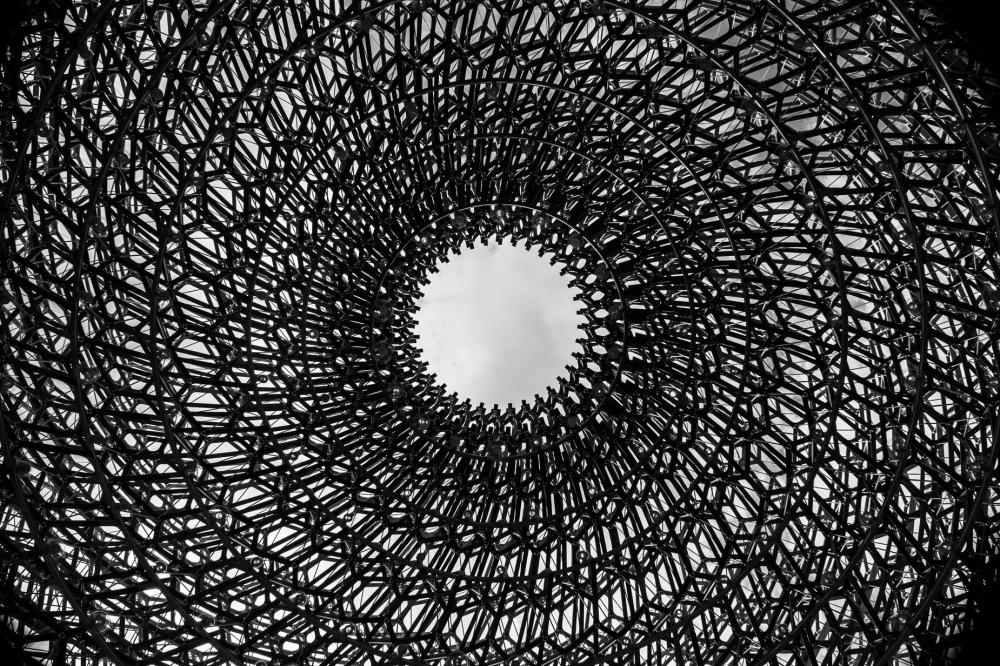 Sky Through A Wrought Iron Dome Photo Sky Through A Wrought Iron Dome Photo