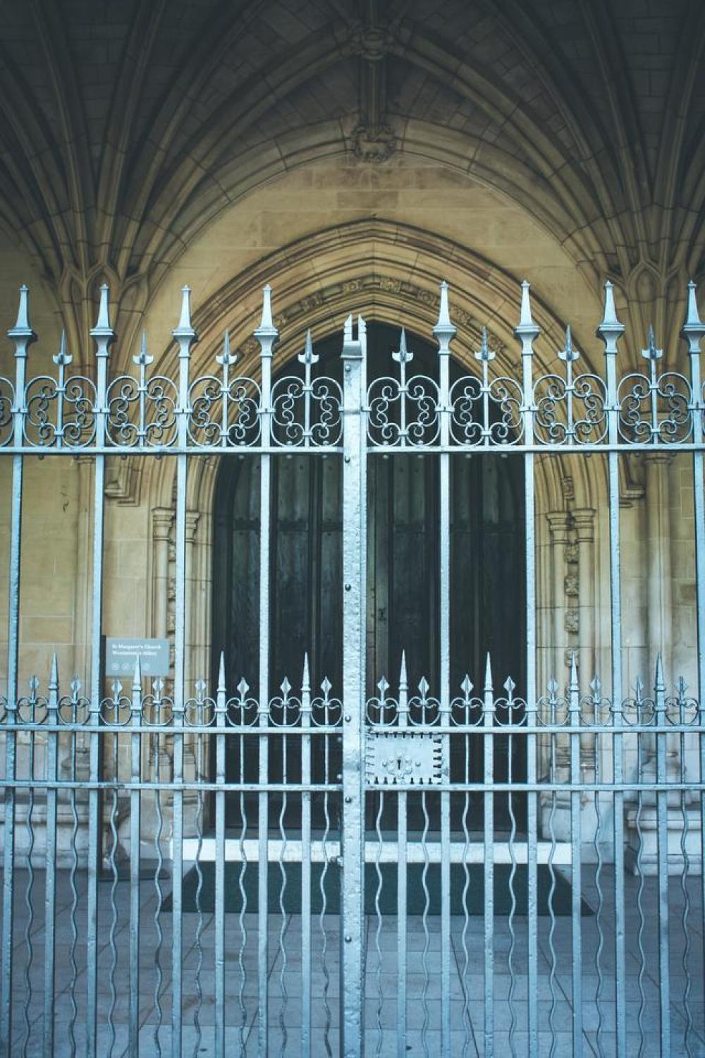churches railing fences St Margaret's Church London churches railing fences St Margaret's Church London