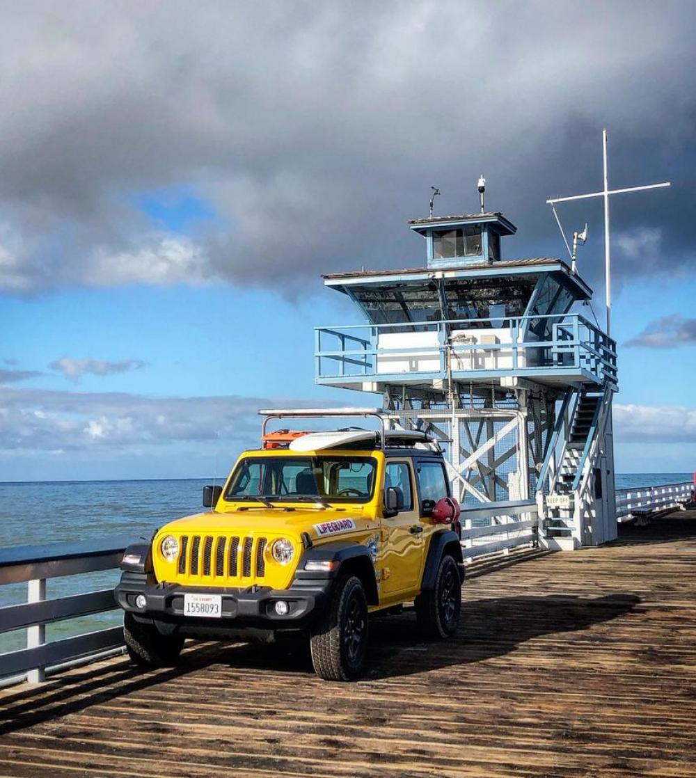Lifeguard pier San Clemente California Lifeguard pier San Clemente California
