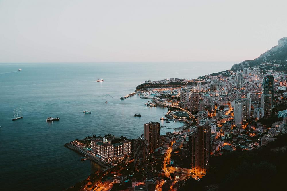 Faded Monaco Scenery Evening Dark Free Photo Faded Monaco Scenery Evening Dark Free Photo