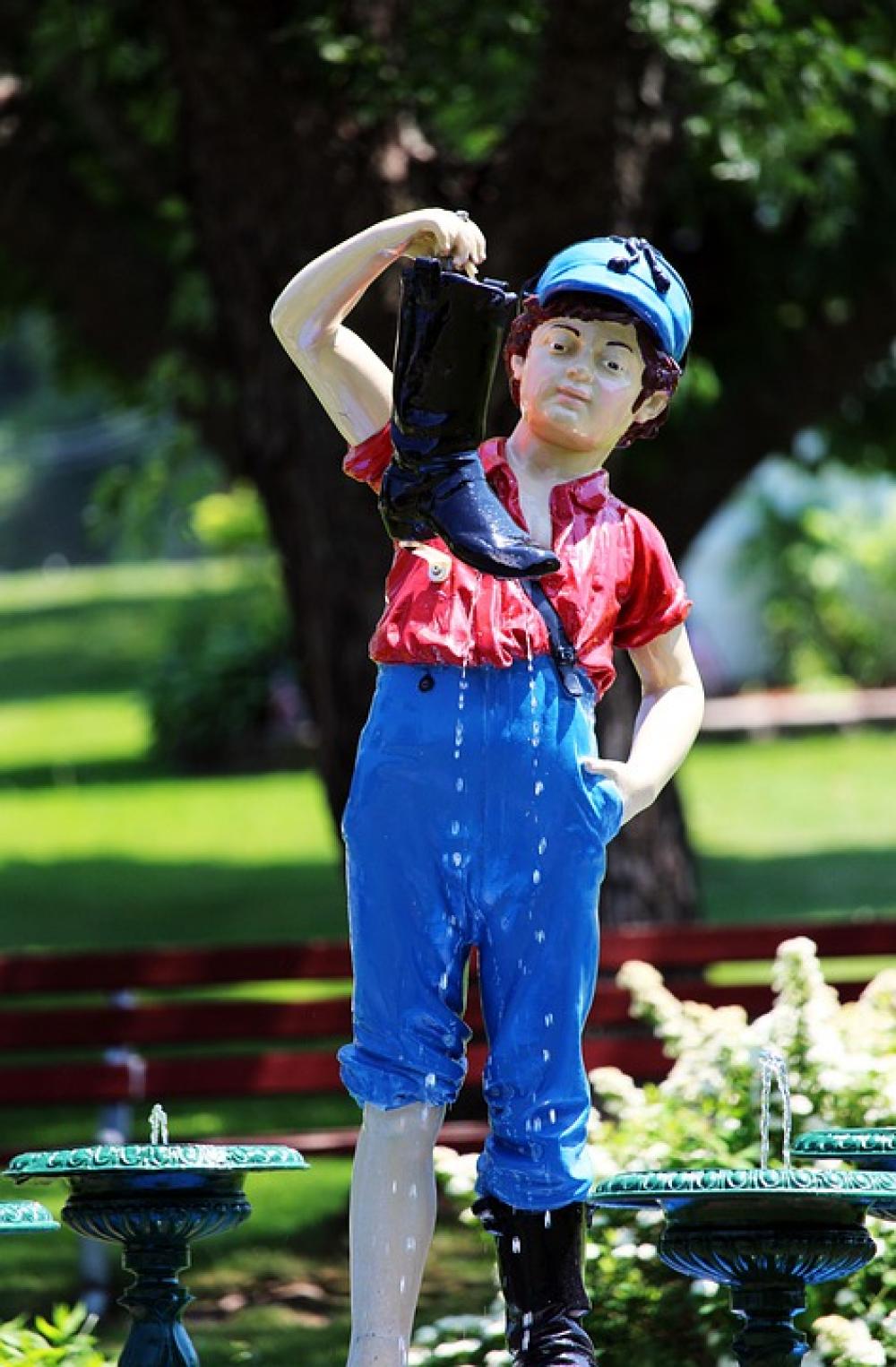 Boy And The Boot Fountain Water Fountain Statue Boy And The Boot Fountain Water Fountain Statue