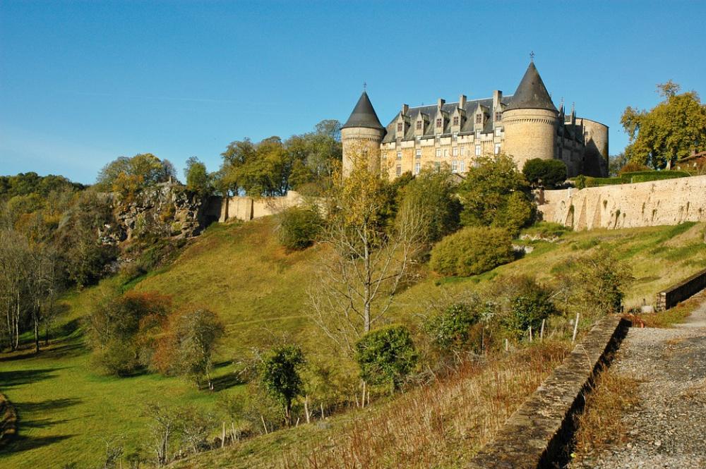 Castle Chateau France Rochechouart Architecture Castle Chateau France Rochechouart Architecture