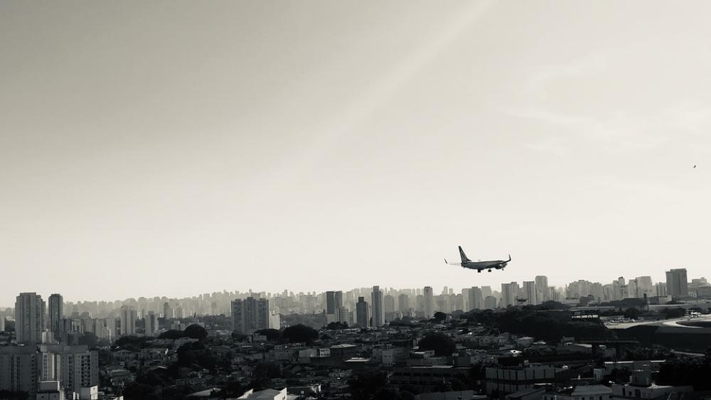 City Plane Airplane Grey Flight City Plane Airplane Grey Flight