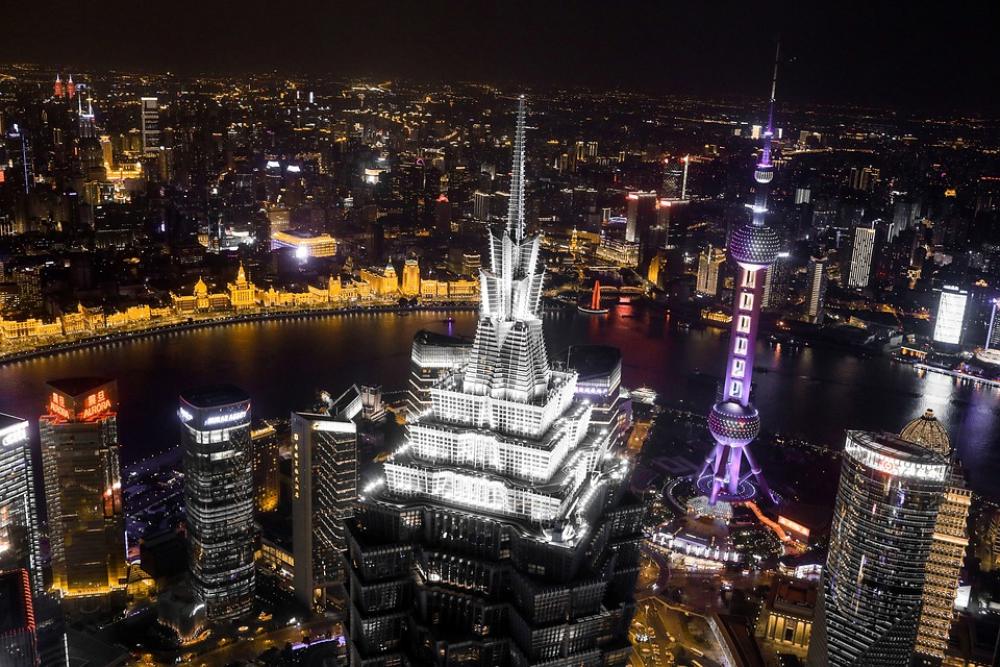 City Skyline Cityscape China Shanghai Modern City Skyline Cityscape China Shanghai Modern