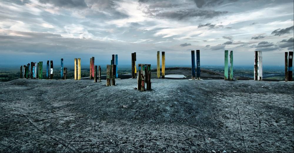 Dump Mine Tailings Steles Haniel Ruhr Area Dump Mine Tailings Steles Haniel Ruhr Area
