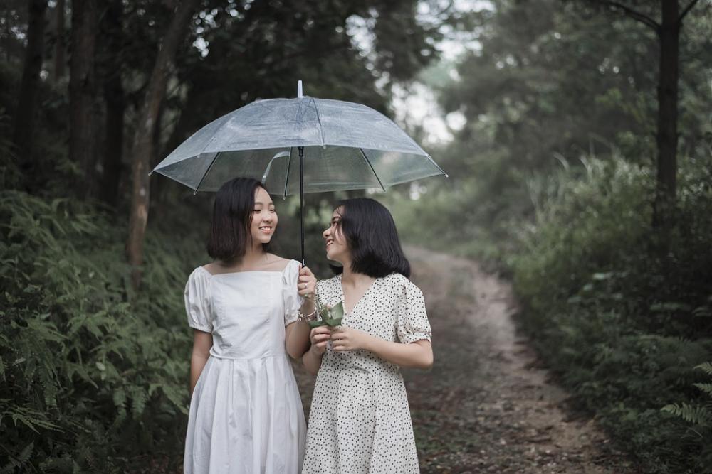 Girls Weather Happy Raining Cute Girls Weather Happy Raining Cute