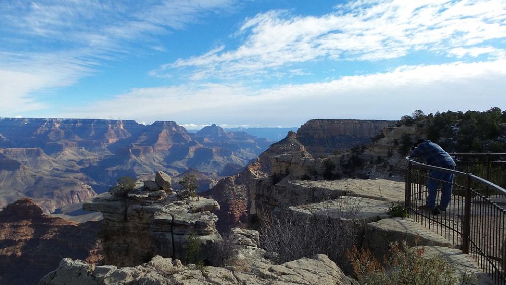 Grand Canyon Blue Sky Nature Landscape Arizona Grand Canyon Blue Sky Nature Landscape Arizona