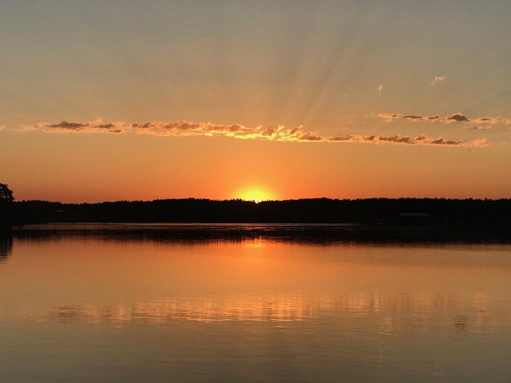 Lake Sky Water Sunset Dusk Summer Evening Lake Sky Water Sunset Dusk Summer Evening