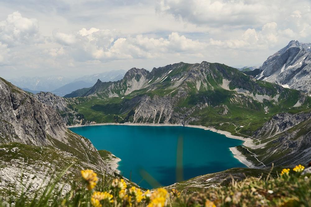Luenersee Hiking Landscape Mountains Bergsee Luenersee Hiking Landscape Mountains Bergsee