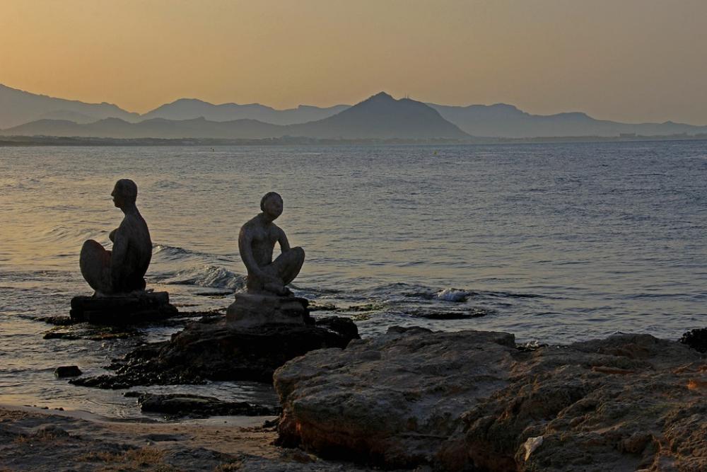 Mallorca Evening Abendstimmung Sunset Sea Romantic Mallorca Evening Abendstimmung Sunset Sea Romantic