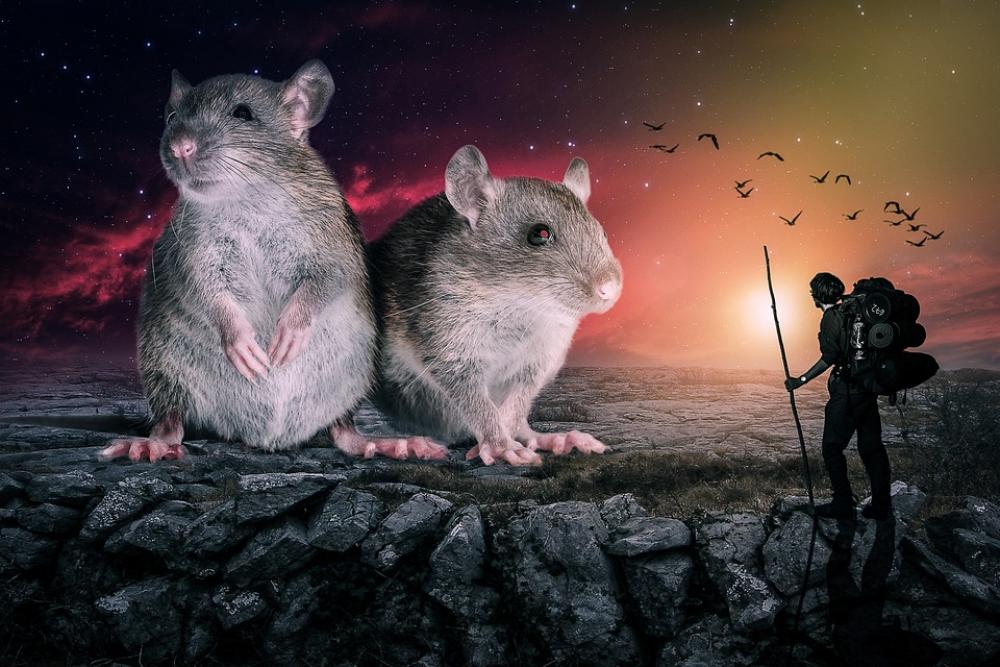 Manipulation Rats Cliff Sunset Sunrise Manipulation Rats Cliff Sunset Sunrise