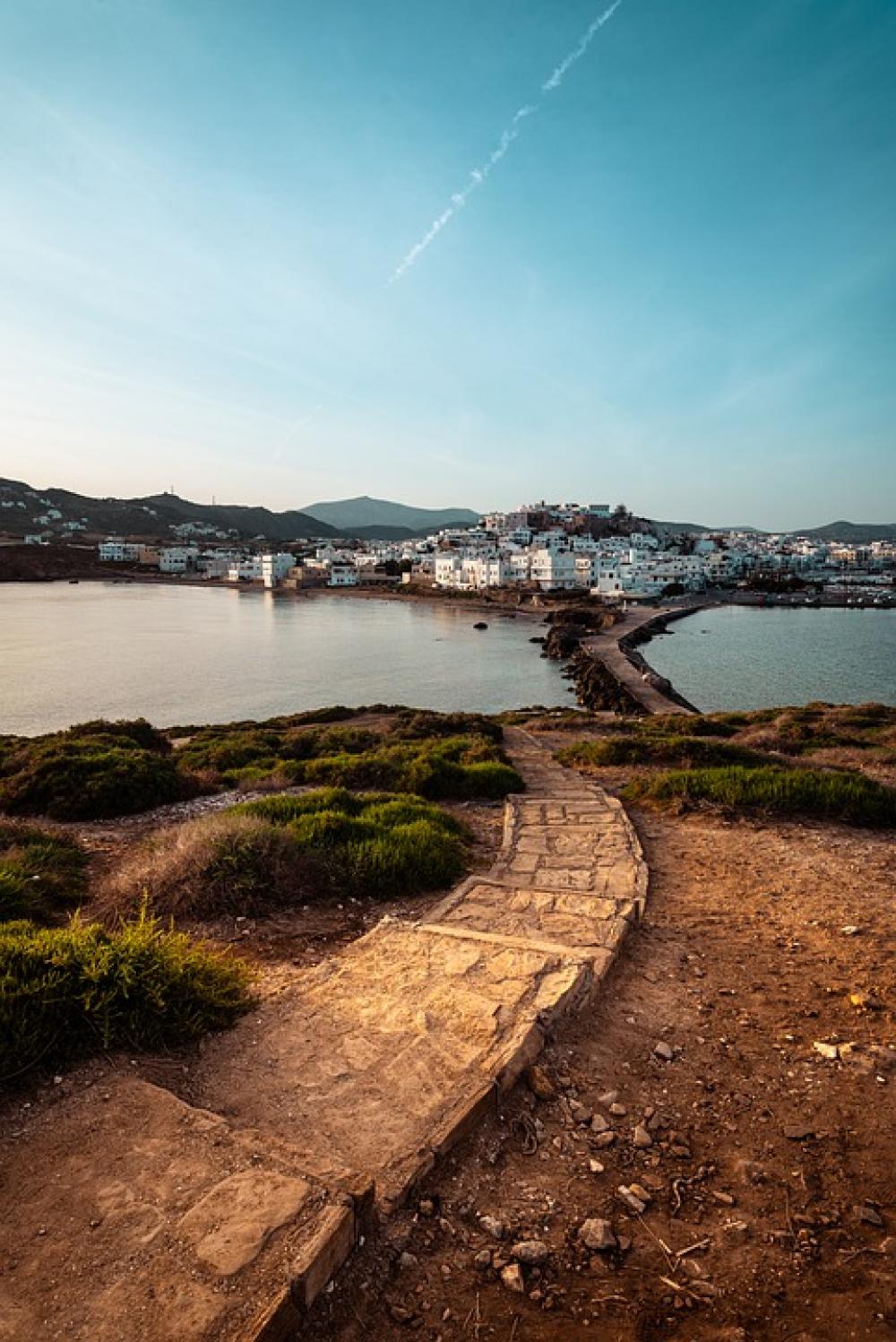 Naxos The Aegean Sea Background Beach Costa Naxos The Aegean Sea Background Beach Costa
