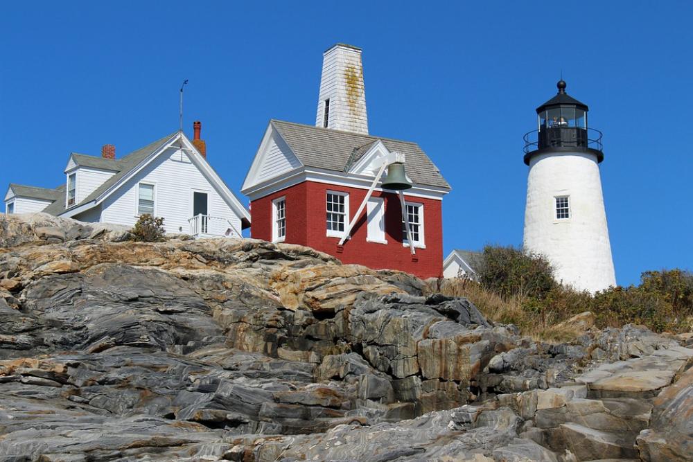 Pemaquid Lighthouse Rocks Tower Pemaquid Lighthouse Rocks Tower