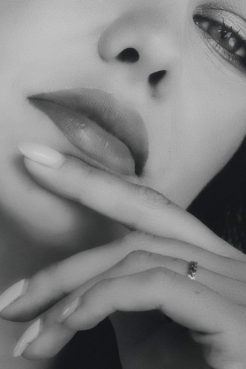 Portrait Girl Studio Female Woman Profile Nose Portrait Girl Studio Female Woman Profile Nose