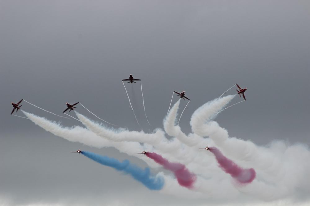 Red Arrows Display Jet Smoke Formation Aerobatic Red Arrows Display Jet Smoke Formation Aerobatic