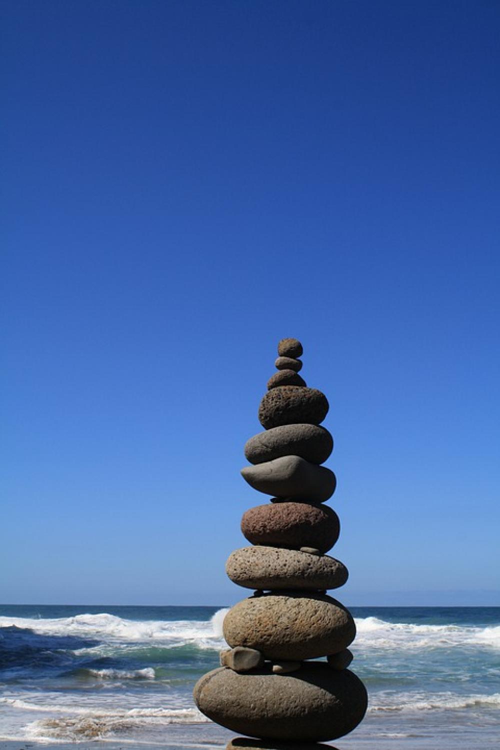 Rocks Beach Ocean Nature Thinking Stones Wave Rocks Beach Ocean Nature Thinking Stones Wave