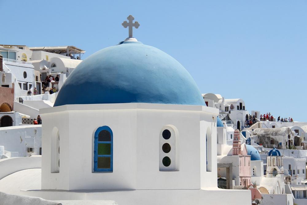 Santorini Oia Church Greece Travel White Village Santorini Oia Church Greece Travel White Village