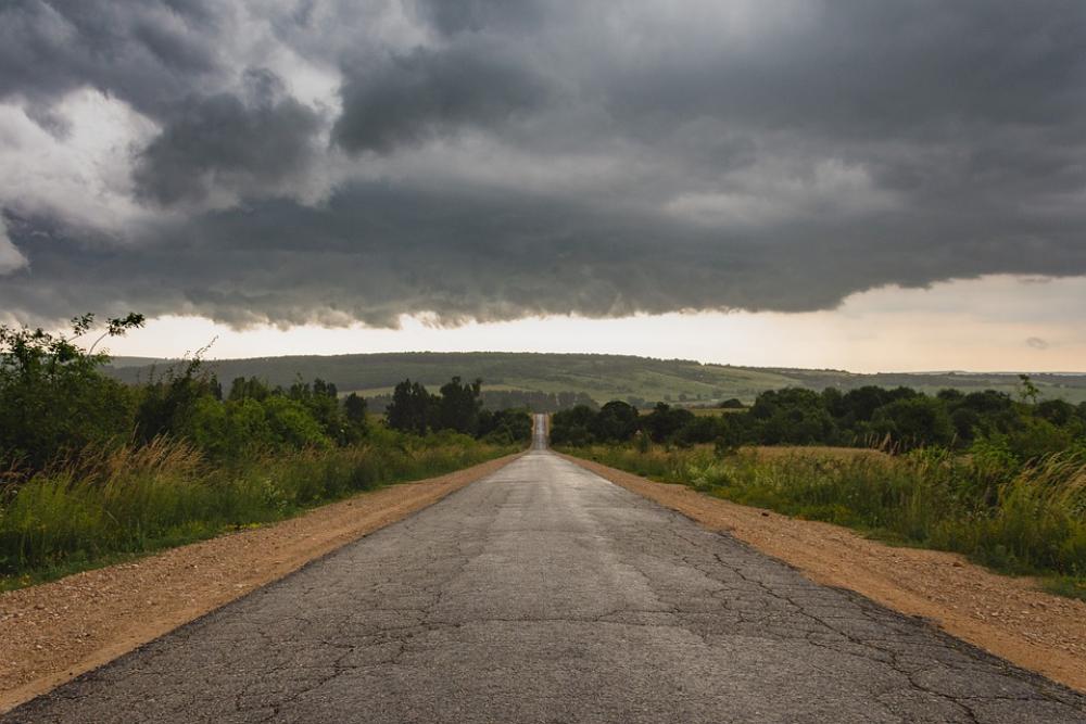 Storm Road Landscape Bakony Storm Road Landscape Bakony